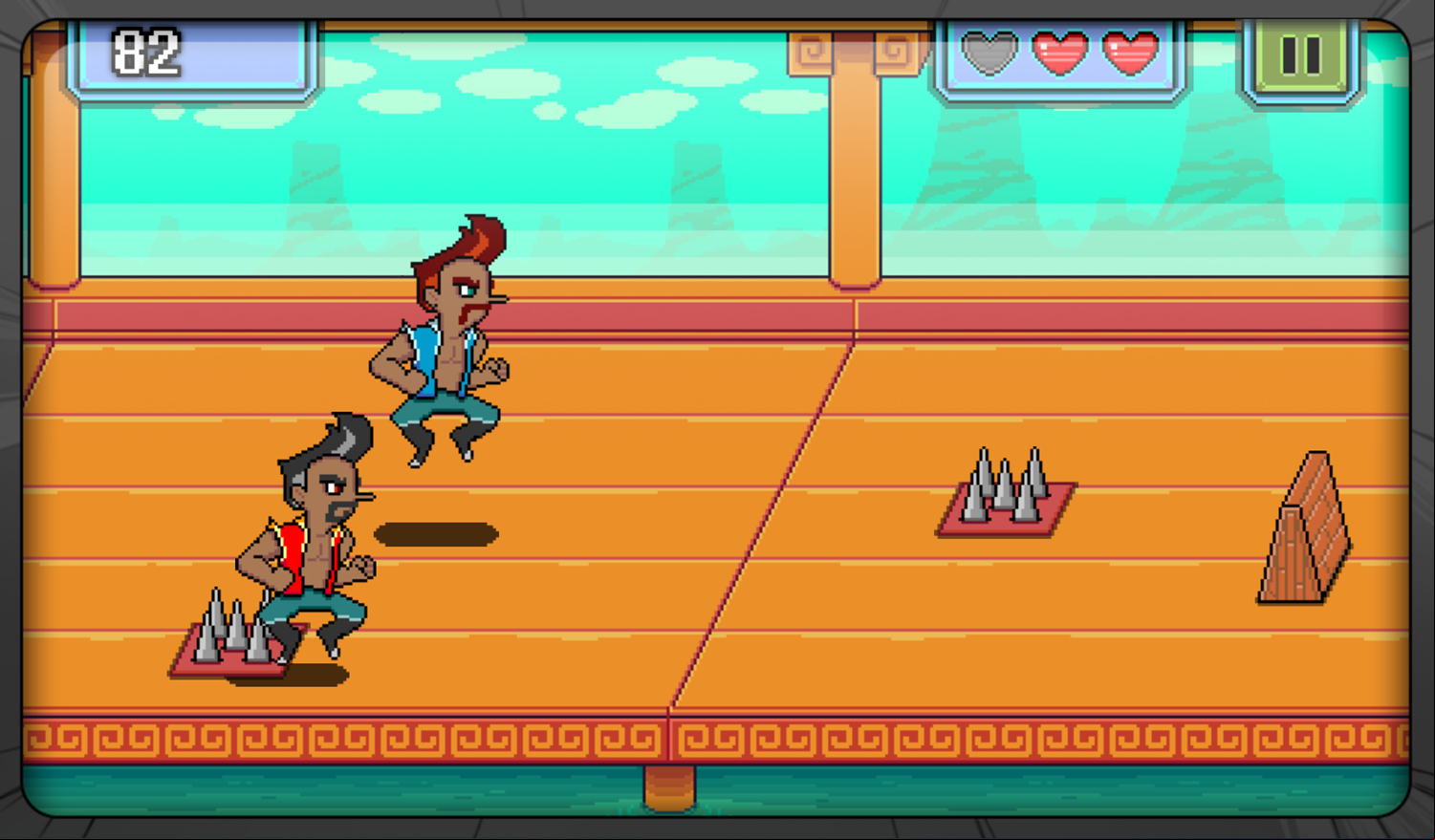 Sanjay and Craig Frycade Game Couple of Dragons Game Play Screenshot.