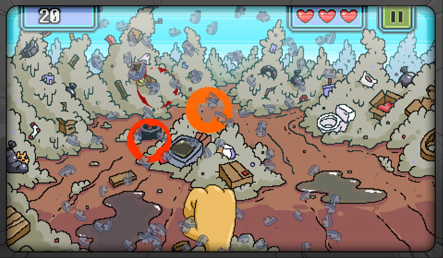 Sanjay and Craig Frycade Game Punch Game Play Screenshot.